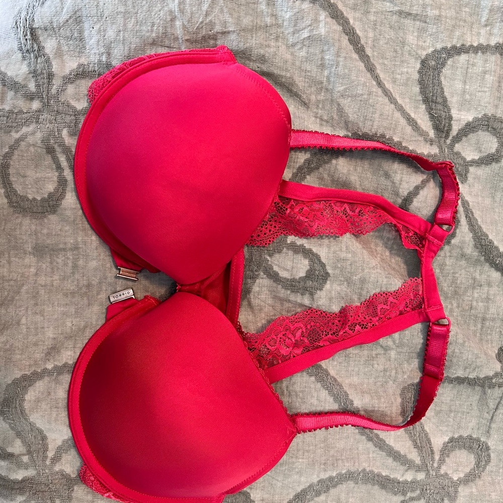 Torrid Hot Pink Full-Coverage Bra Intimates & Sleepwear